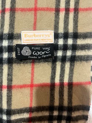 Bufanda Burberry Clásica Tartán Lana