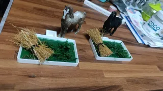 Figuras 3D Caballos Pintadas Artesanalmente