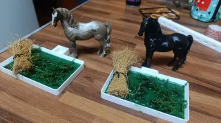 Figuras 3D Caballos Pintadas Artesanalmente