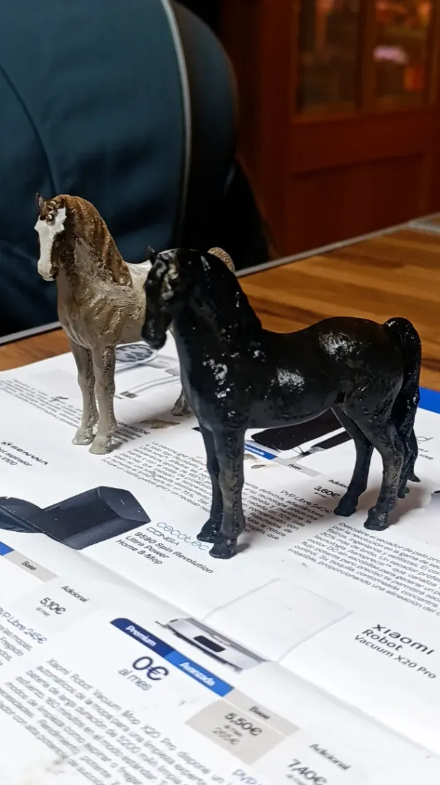 Figuras 3D Caballos Pintadas Artesanalmente