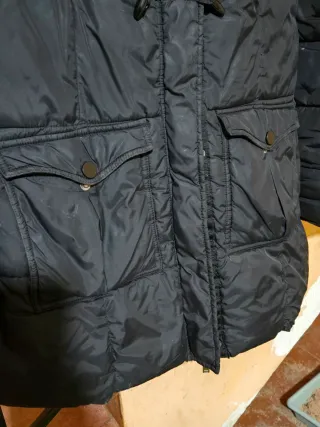Parka Negra Stradivarius