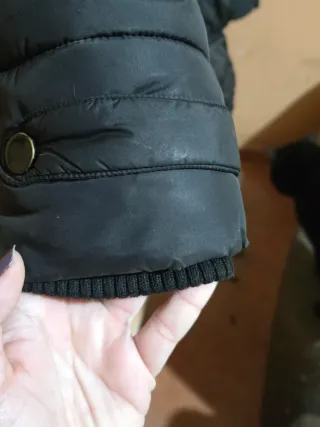 Parka Negra Stradivarius