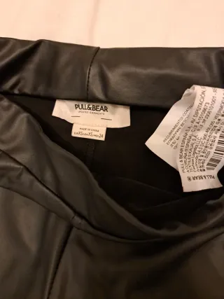 Mallas efecto piel negras