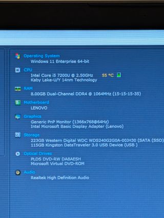Lenovo V510 i5 7th 8GB RAM 240GB SSD W11