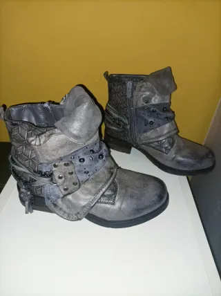 Botines grises talla 37 originales