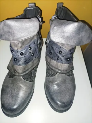 Botines grises talla 37 originales