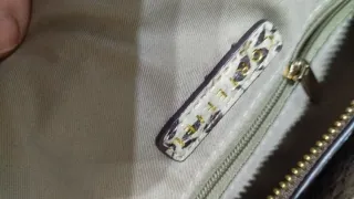 Bolso Piel Serpiente Beige y Marrón