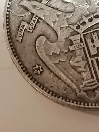 Moneda 25 Pesetas 1957 Franco Caudillo