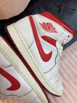 Nike Air Jordan Rojo Blanco