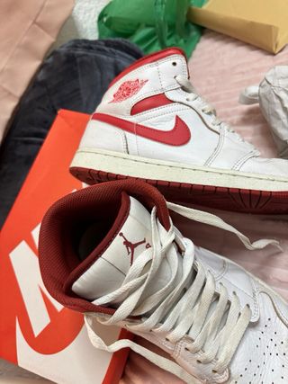 Nike Air Jordan Rojo Blanco