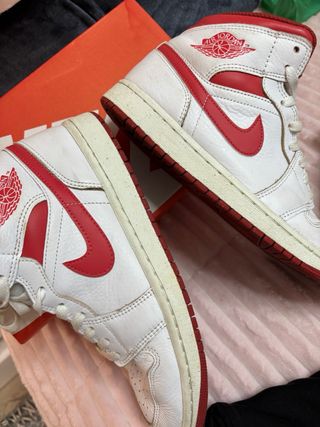 Nike Air Jordan Rojo Blanco