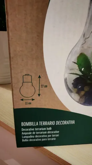 Bombilla Terrario Decorativa Led