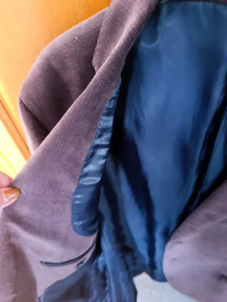 Americana juvenil  de pana