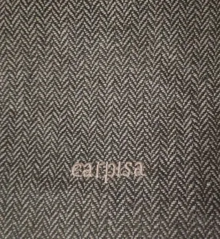 Borsa tessuto grigio e rosa con applicazioni