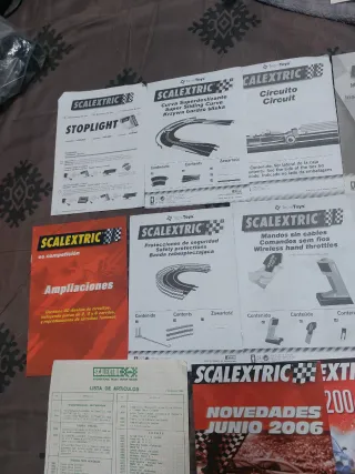 Scalextric Catálogos y Circuitos
