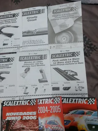 Scalextric Catálogos y Circuitos
