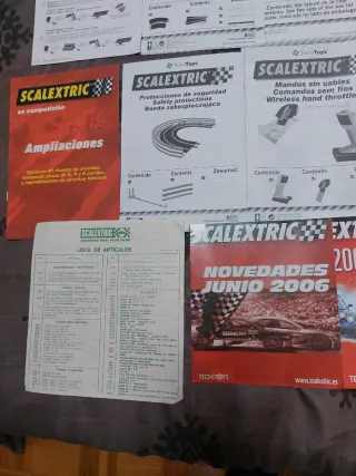 Scalextric Catálogos y Circuitos