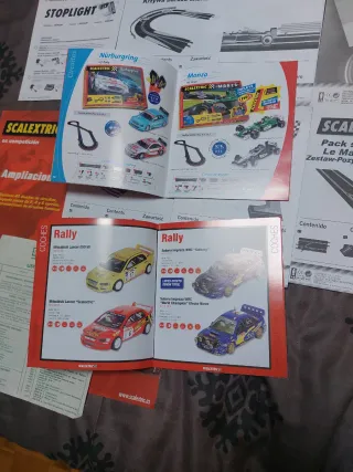 Scalextric Catálogos y Circuitos