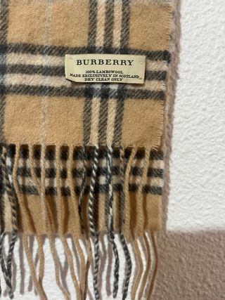 Bufanda Burberry Clásica Tartán