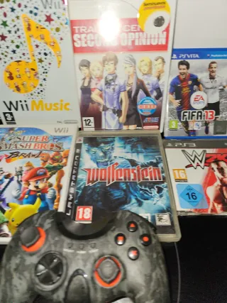 Lote 5 Videojuegos Wii, PS3, PS Vita