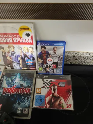 Lote 5 Videojuegos Wii, PS3, PS Vita
