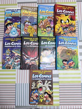 Los Compas – Lote 9 libros, tapa dura y blanda