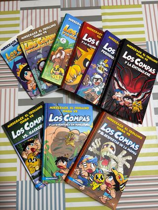 Los Compas – Lote 9 libros, tapa dura y blanda