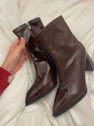 Botines charol Shein T.39