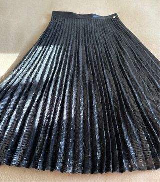 Gonna Twinset Simona Barbieri paillettes nera