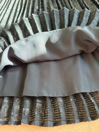 Gonna Twinset Simona Barbieri paillettes nera