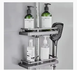 Estante Ducha para Barra ducha 2 Piezas