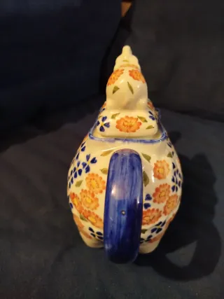 Teiera Elefante Ceramica Decorata