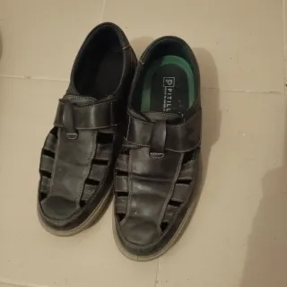 Zapatillas de verano Pitillos negras/grises