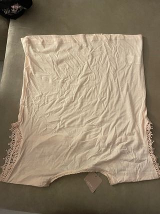 Camiseta Sfera encaje salmón Talla S