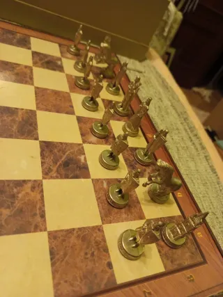 Ajedrez Pelayo y la reconquista,regalo tablero