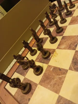 Ajedrez Pelayo y la reconquista,regalo tablero