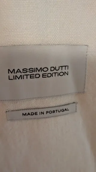 Chaqueta Massimo Dutti Blanca Talla L