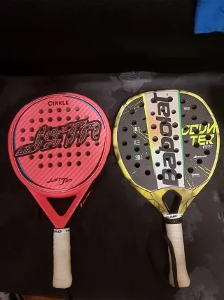 Lote 2 Raquetas Padel Head y Babolat