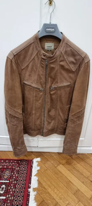Giubbino in pelle Conbipel uomo taglia