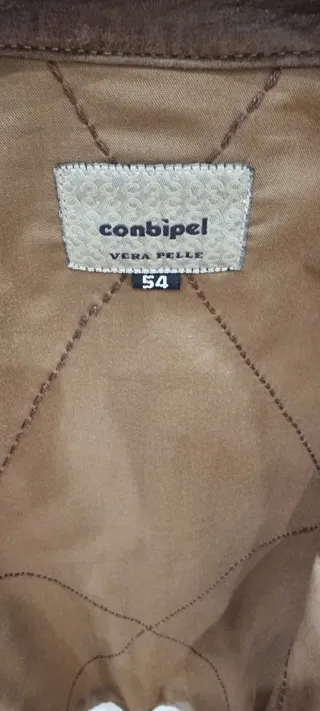 Giubbino in pelle Conbipel uomo taglia