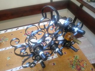 Portabottiglie ferro battuto