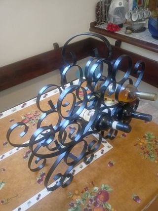 Portabottiglie ferro battuto