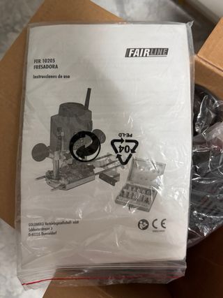 Fresadora Eléctrica Fairline FER 10205 NUEVA