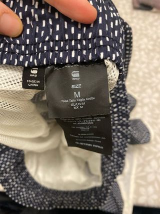 Bañador FILA hombre azul y blanco