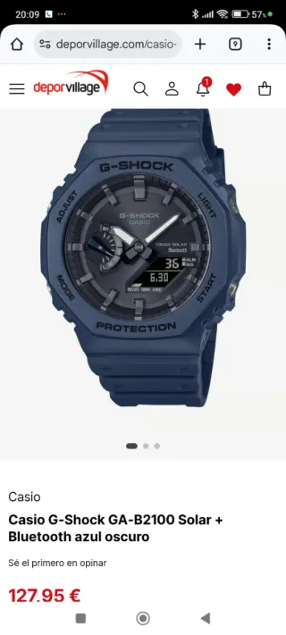 Casio G-Shock GA-B2100 Solar Bluetooth Azul