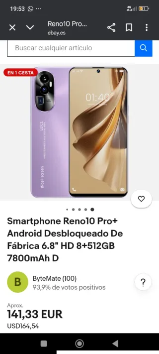 Reno 10 Pro Plus 5G Dual SIM Android Smartphone