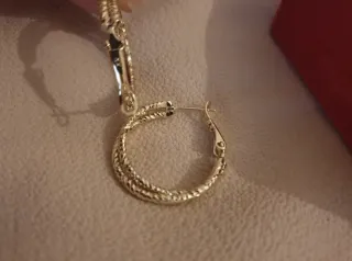 Pendientes Aro Chapados en Oro