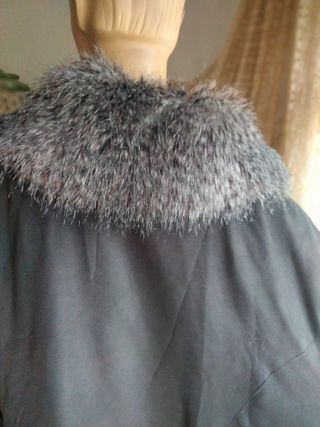 Chaquetón Antelina Gris Talla 58