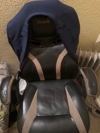 Silla Gaming Talius Negra y Beige