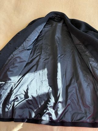 Capotto sartoriale nero